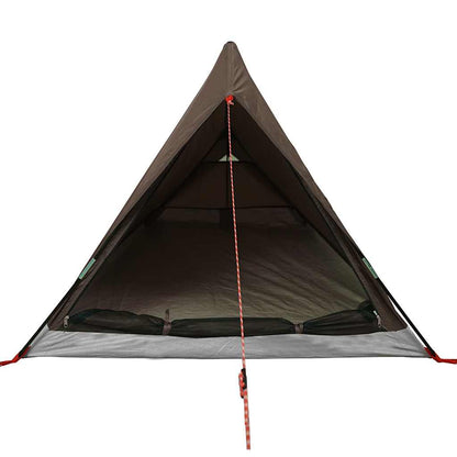 vidaXL Camping Tent 2-Person Brown Waterproof - 37890