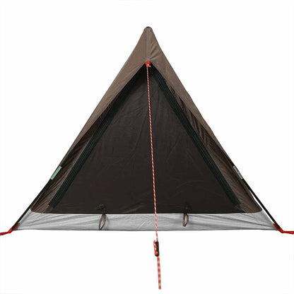 vidaXL Camping Tent 2-Person Brown Waterproof - 37890