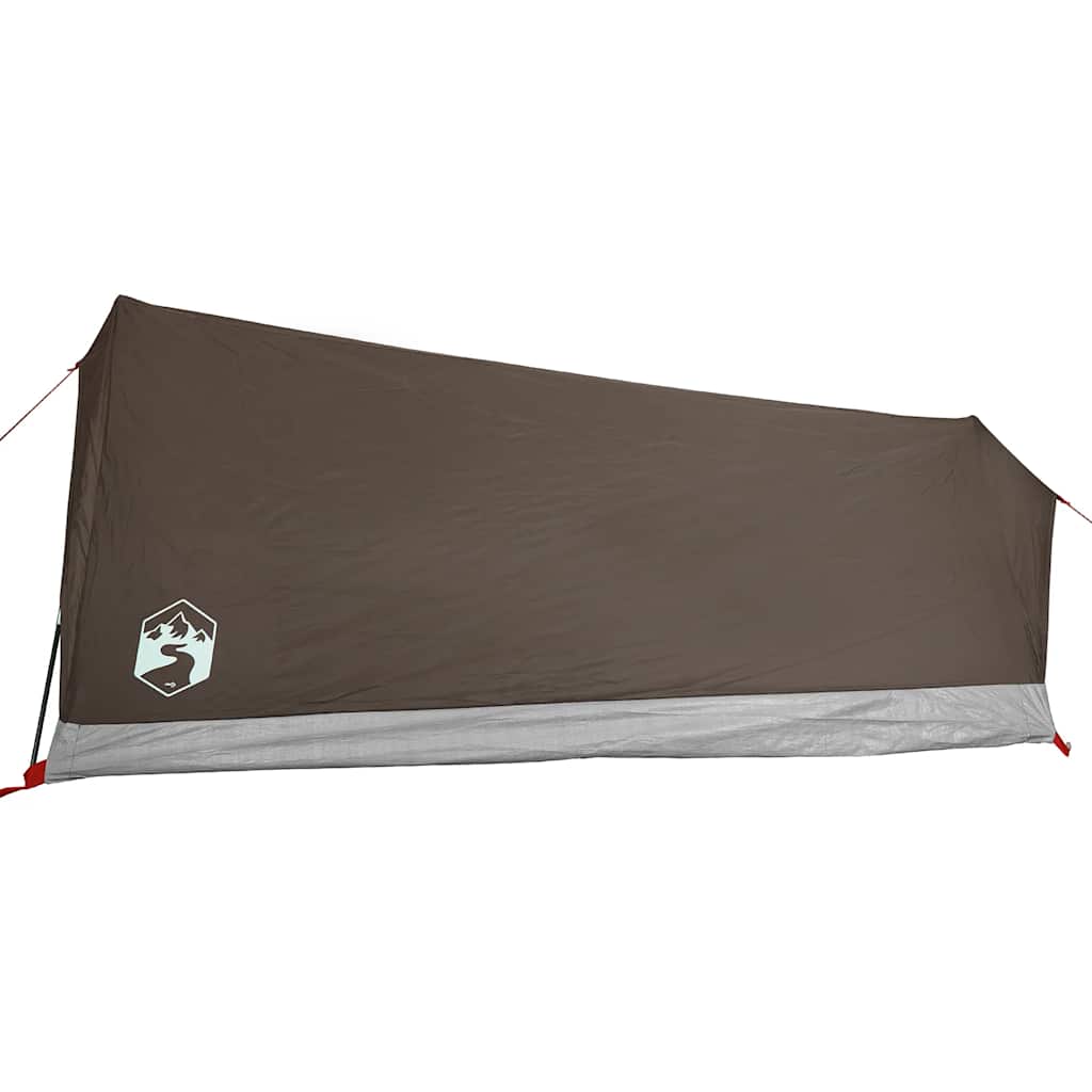 vidaXL Camping Tent 2-Person Brown Waterproof - 37890