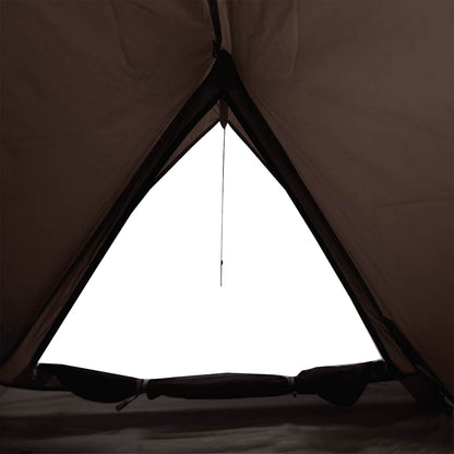 vidaXL Camping Tent 2-Person Brown Waterproof - 37890