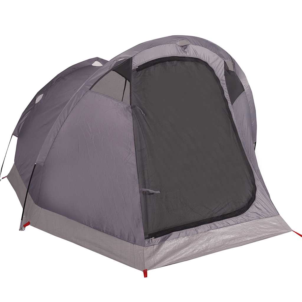 vidaXL Camping Tent Tunnel 3-Person Camouflage Waterproof - Green