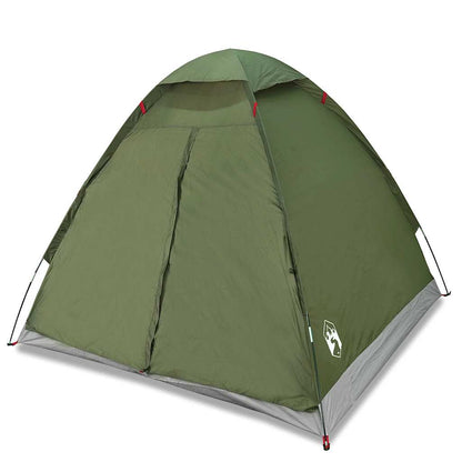 vidaXL Camping Tent Dome 2-Person Olive Green Waterproof - 37942