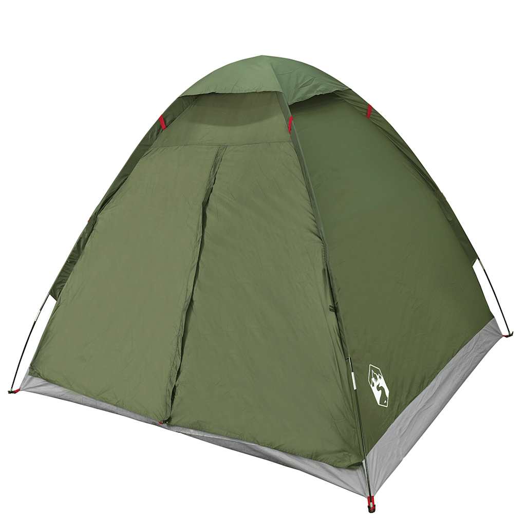 vidaXL Camping Tent Dome 2-Person Olive Green Waterproof - 37942