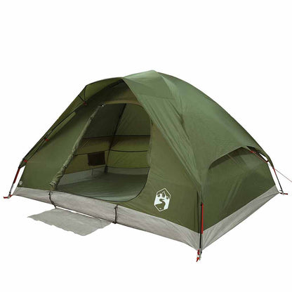 vidaXL Camping Tent Dome 2-Person Olive Green Waterproof - 37963