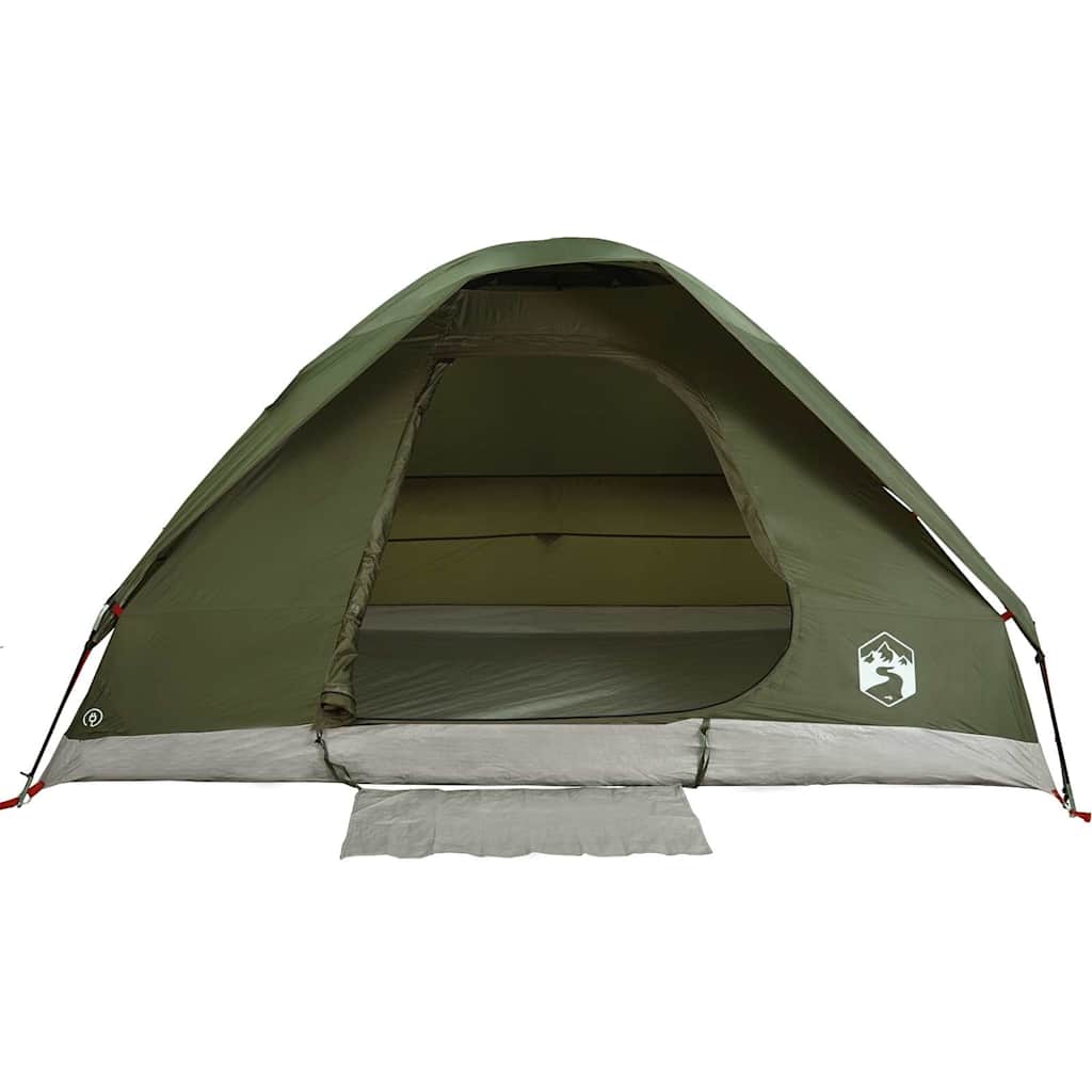 vidaXL Camping Tent Dome 2-Person Olive Green Waterproof - 37963
