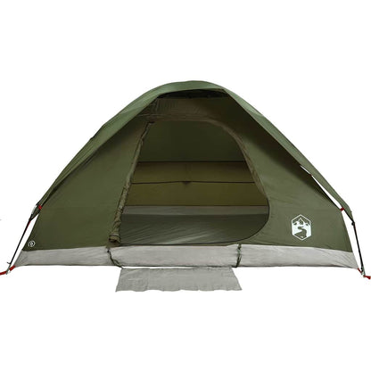 vidaXL Camping Tent Dome 2-Person Olive Green Waterproof - 37963