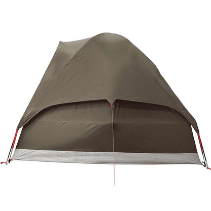 vidaXL Camping Tent Dome 2-Person Brown Waterproof - 37976