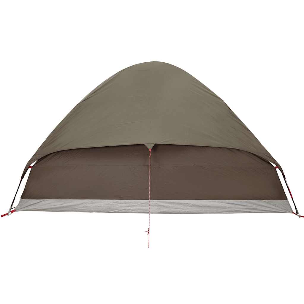 vidaXL Camping Tent Dome 2-Person Brown Waterproof - 37976