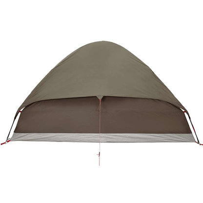 vidaXL Camping Tent Dome 2-Person Brown Waterproof - 37976