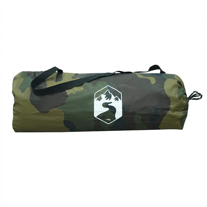 vidaXL Camping Tent Dome 2-Person Camouflage Waterproof - Green - 37977