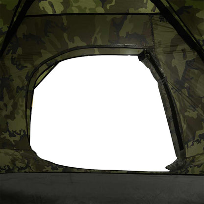 vidaXL Camping Tent Dome 2-Person Camouflage Waterproof - Green - 37977