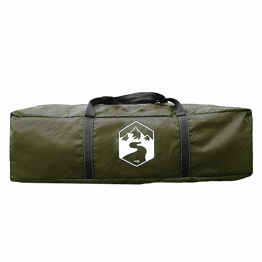 vidaXL Camping Tent Dome 4-Person Olive Green Waterproof - 37978