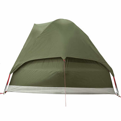 vidaXL Camping Tent Dome 4-Person Olive Green Waterproof - 37978