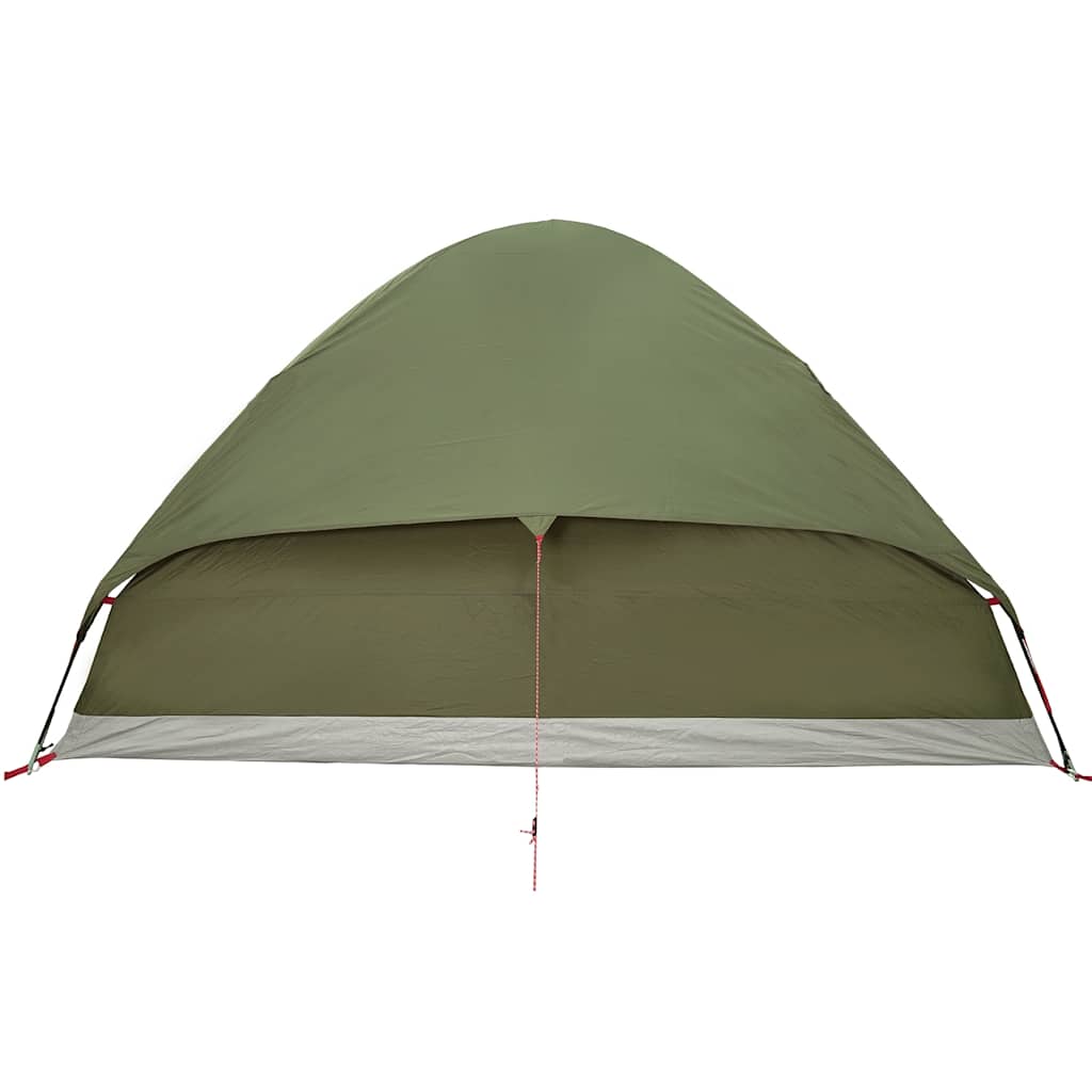 vidaXL Camping Tent Dome 4-Person Olive Green Waterproof - 37978