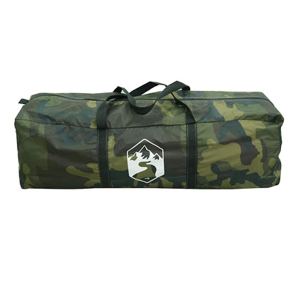 vidaXL Camping Tent Dome 4-Person Camouflage Waterproof - Green - 37992