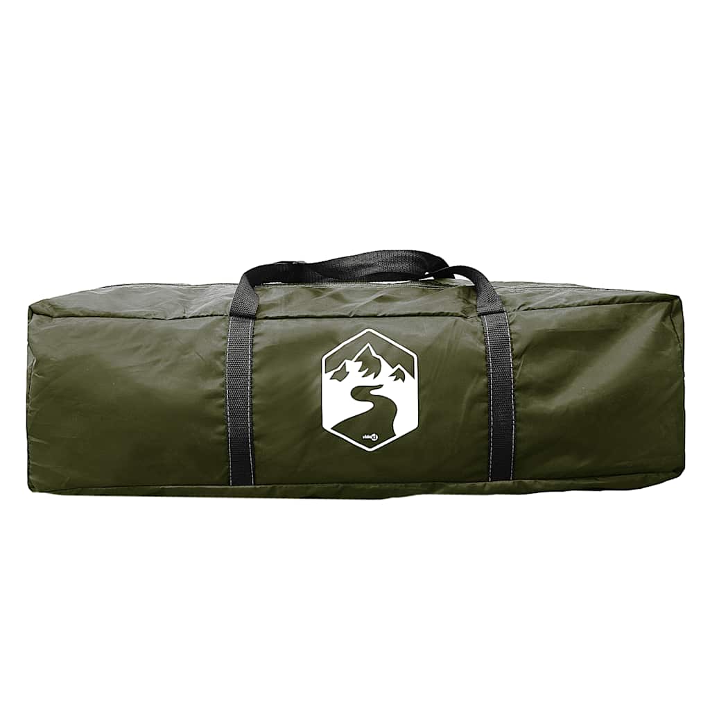 vidaXL Family Tent Dome 6-Person Olive Green Waterproof
