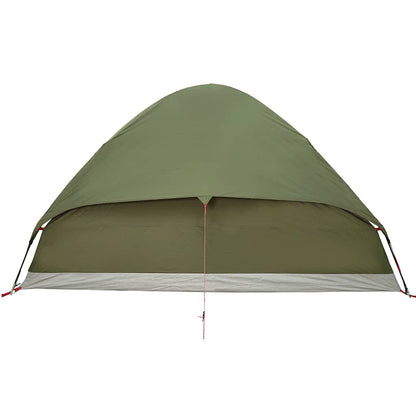 vidaXL Family Tent Dome 6-Person Olive Green Waterproof