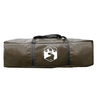 vidaXL Family Tent Dome 6-Person Brown Waterproof