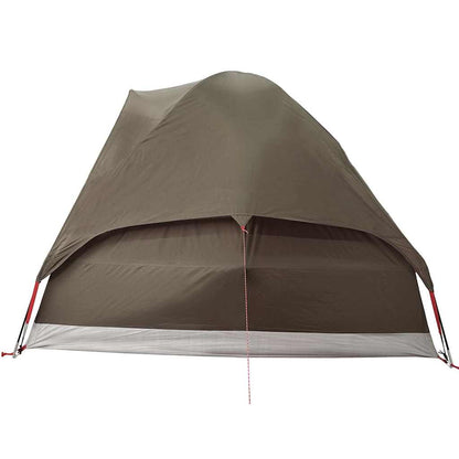 vidaXL Family Tent Dome 6-Person Brown Waterproof