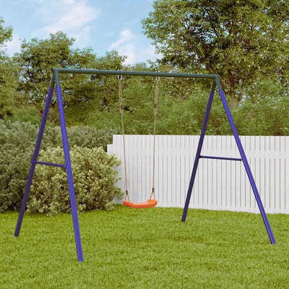vidaXL Outdoor Swing Set with Swing - Blue - 33628