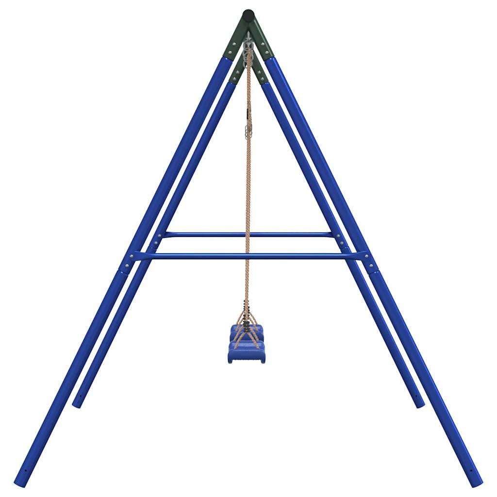 vidaXL Outdoor Swing Set with 2 Swings - Blue