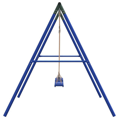 vidaXL Outdoor Swing Set with 2 Swings - Blue