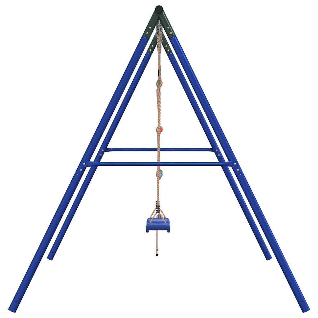 vidaXL Outdoor Swing Set with Swing and Ladder - Multicolour - 206 x 185 x 185 cm