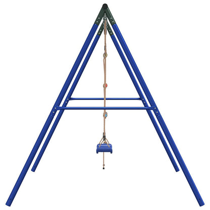 vidaXL Outdoor Swing Set with Swing and Ladder - Multicolour - 206 x 185 x 185 cm