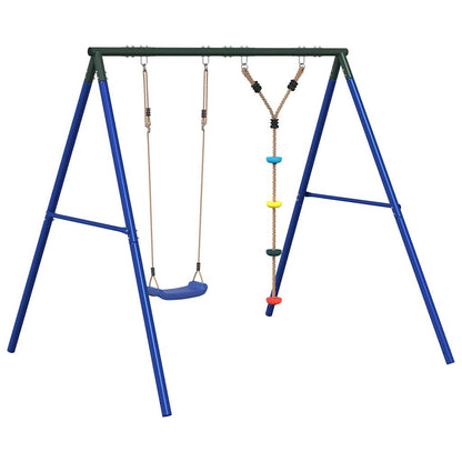vidaXL Outdoor Swing Set with Swing and Disc Swing - Multicolour