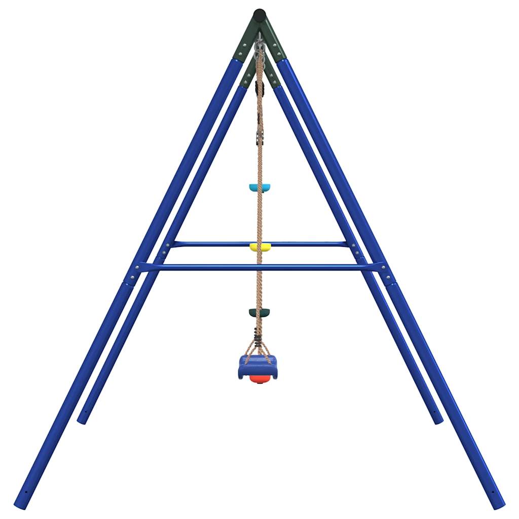 vidaXL Outdoor Swing Set with Swing and Disc Swing - Multicolour