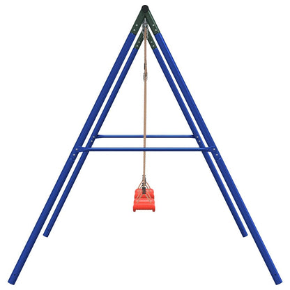 vidaXL Outdoor Swing Set with 2 Swings - Blue - 33660