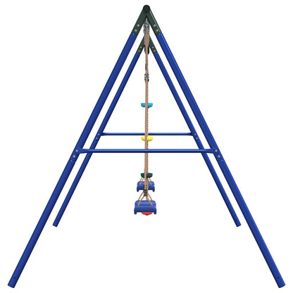 vidaXL Outdoor Swing Set with Swings and Disc Swing - Multicolour