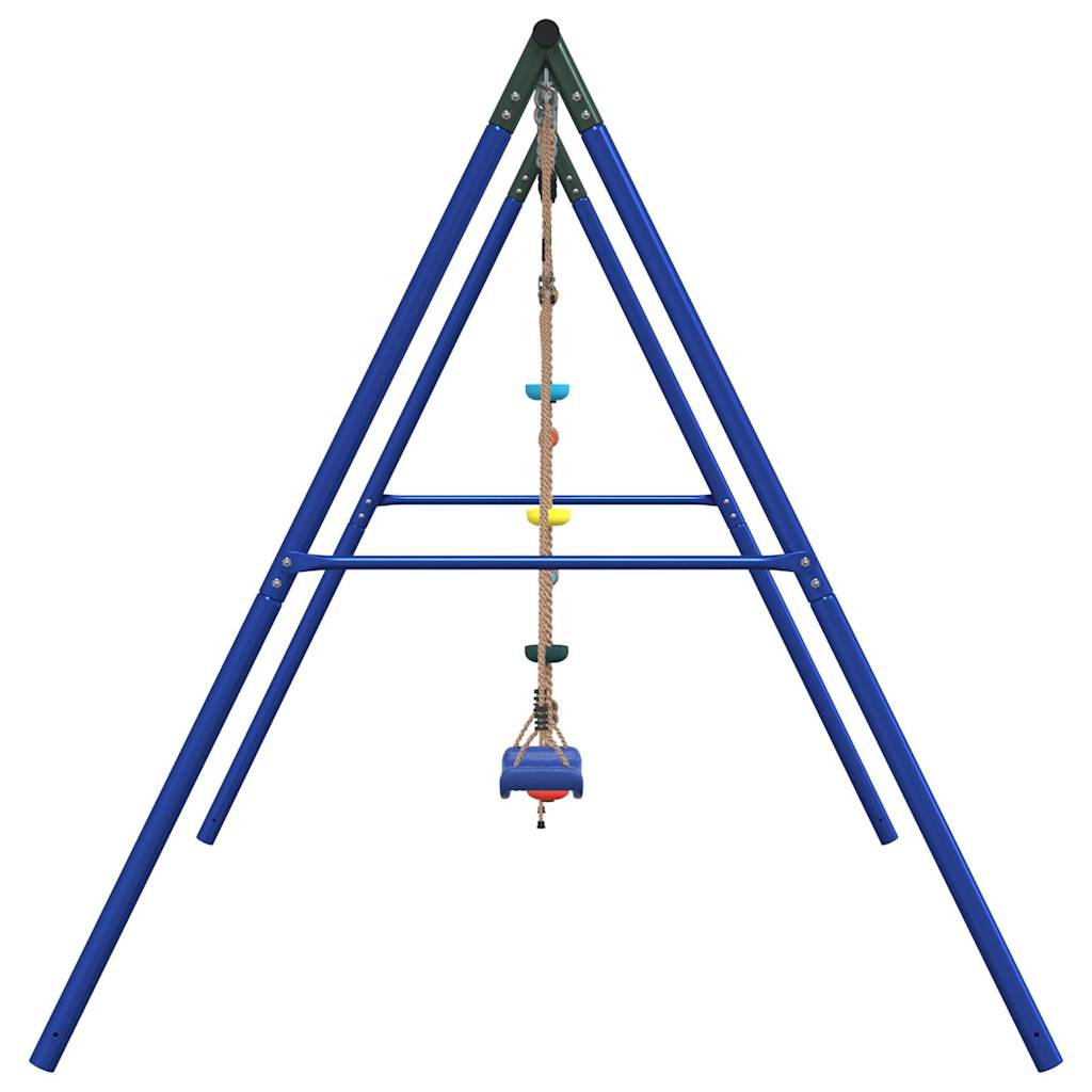 vidaXL Outdoor Swing Set with Swing, Ladder, Disc Swing - Multicolour