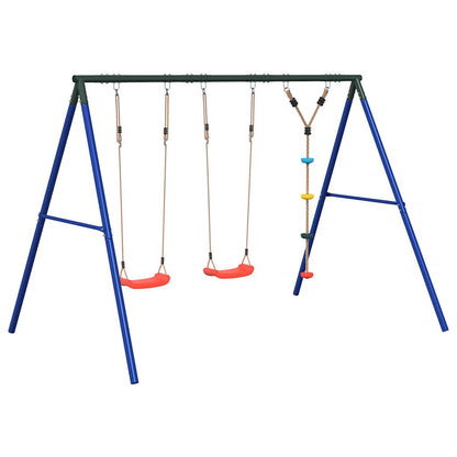 vidaXL Outdoor Swing Set with Swings and Disc Swing - Multicolour - 33744