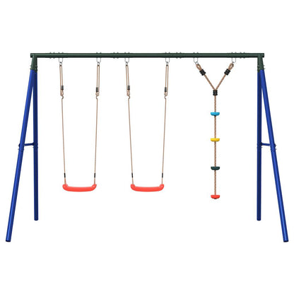 vidaXL Outdoor Swing Set with Swings and Disc Swing - Multicolour - 33744
