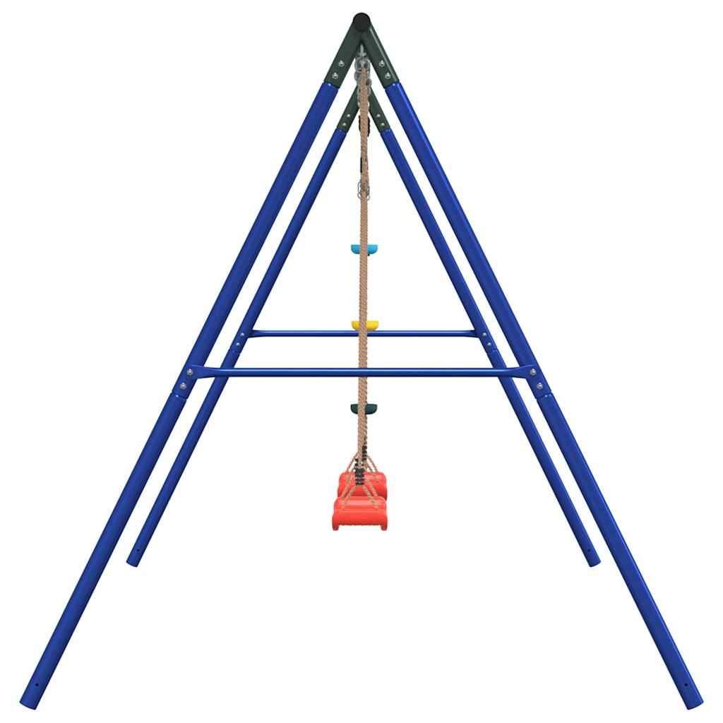 vidaXL Outdoor Swing Set with Swings and Disc Swing - Multicolour - 33744
