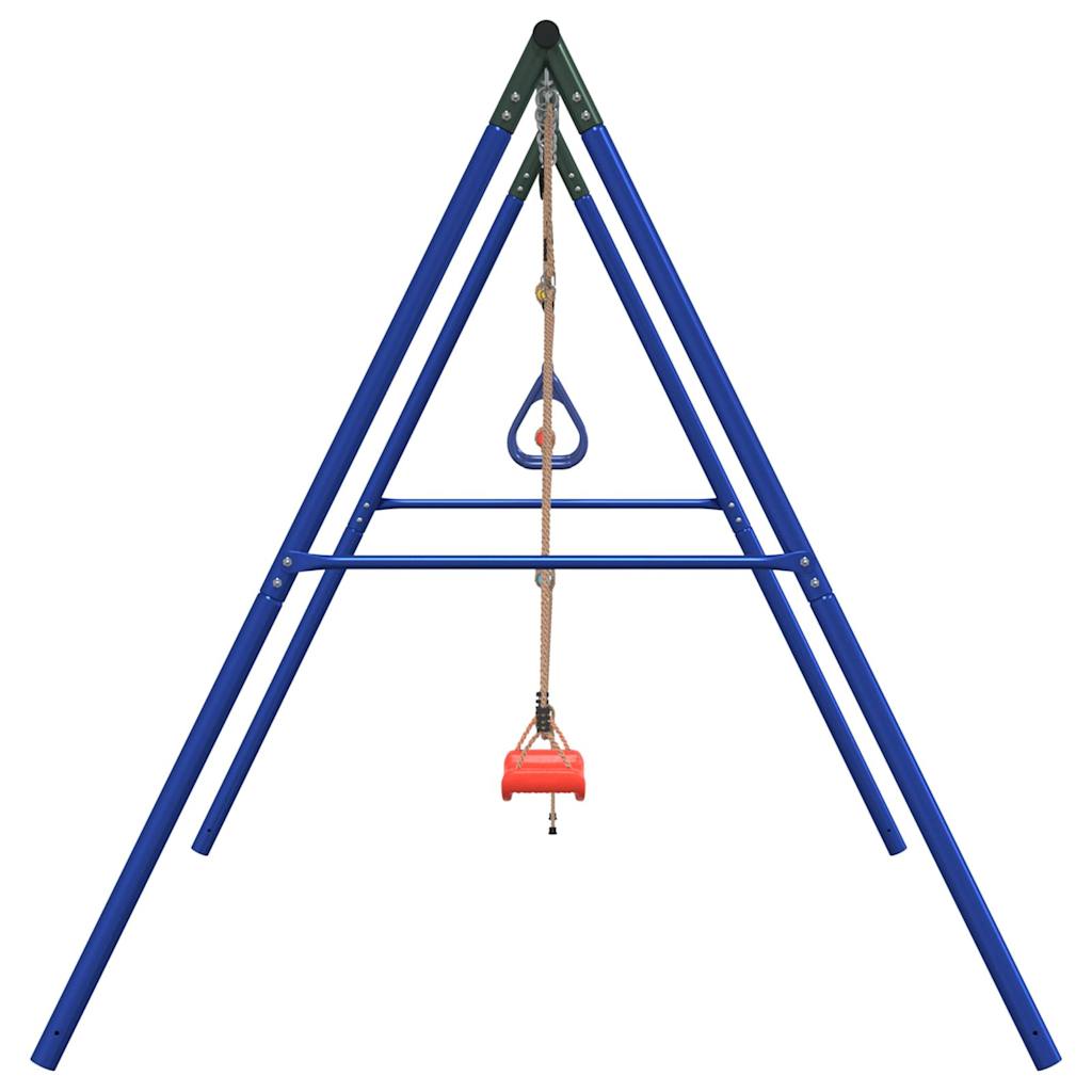 vidaXL Outdoor Swing Set with Swing. Trapeze. Ladder - Multicolour