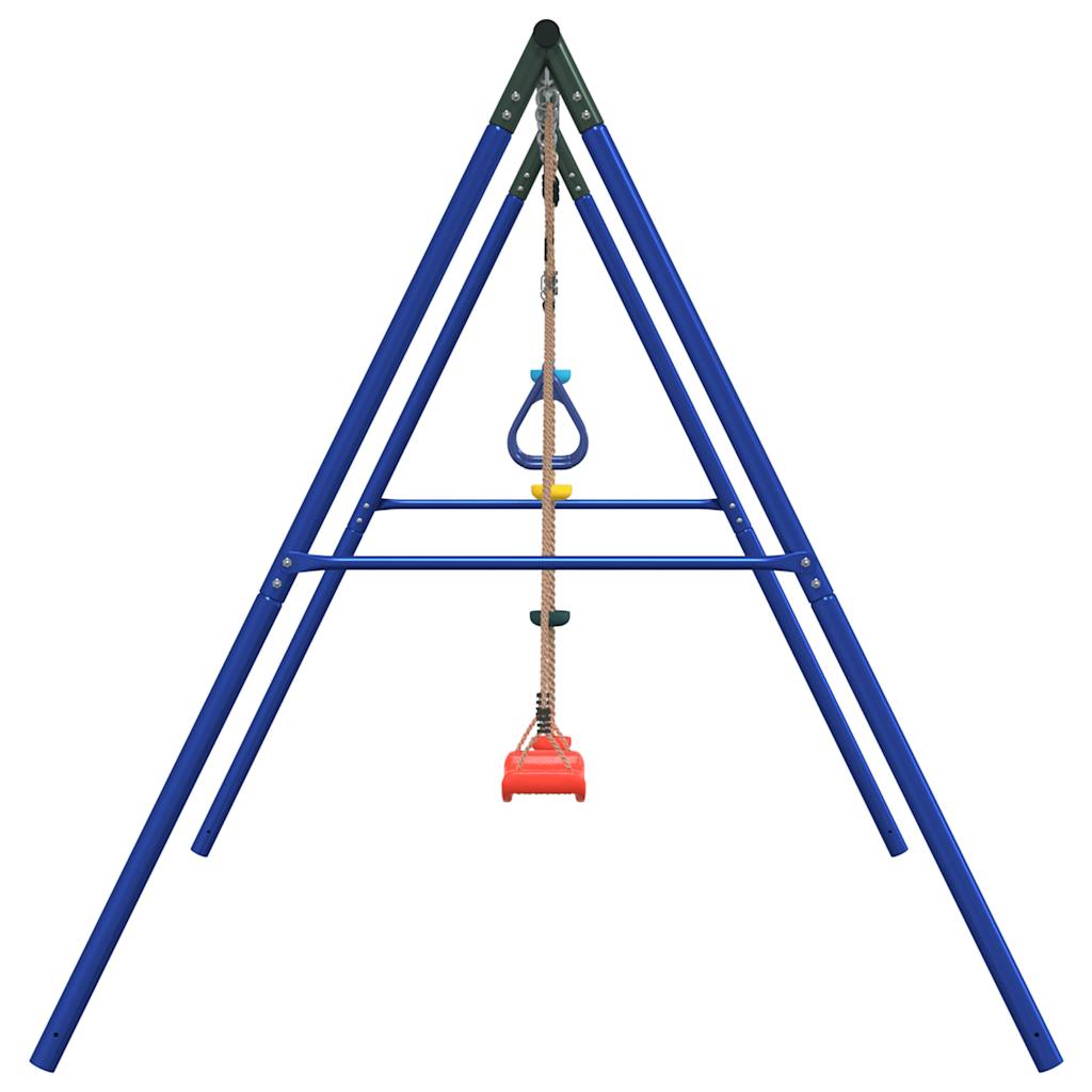 vidaXL Outdoor Swing Set with Swing. Trapeze. Disc Swing - Multicolour