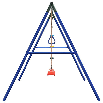 vidaXL Outdoor Swing Set with Swing. Trapeze. Disc Swing - Multicolour