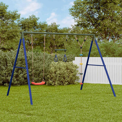 vidaXL Outdoor Swing Set with Swing. Trapeze. Disc Swing - Multicolour