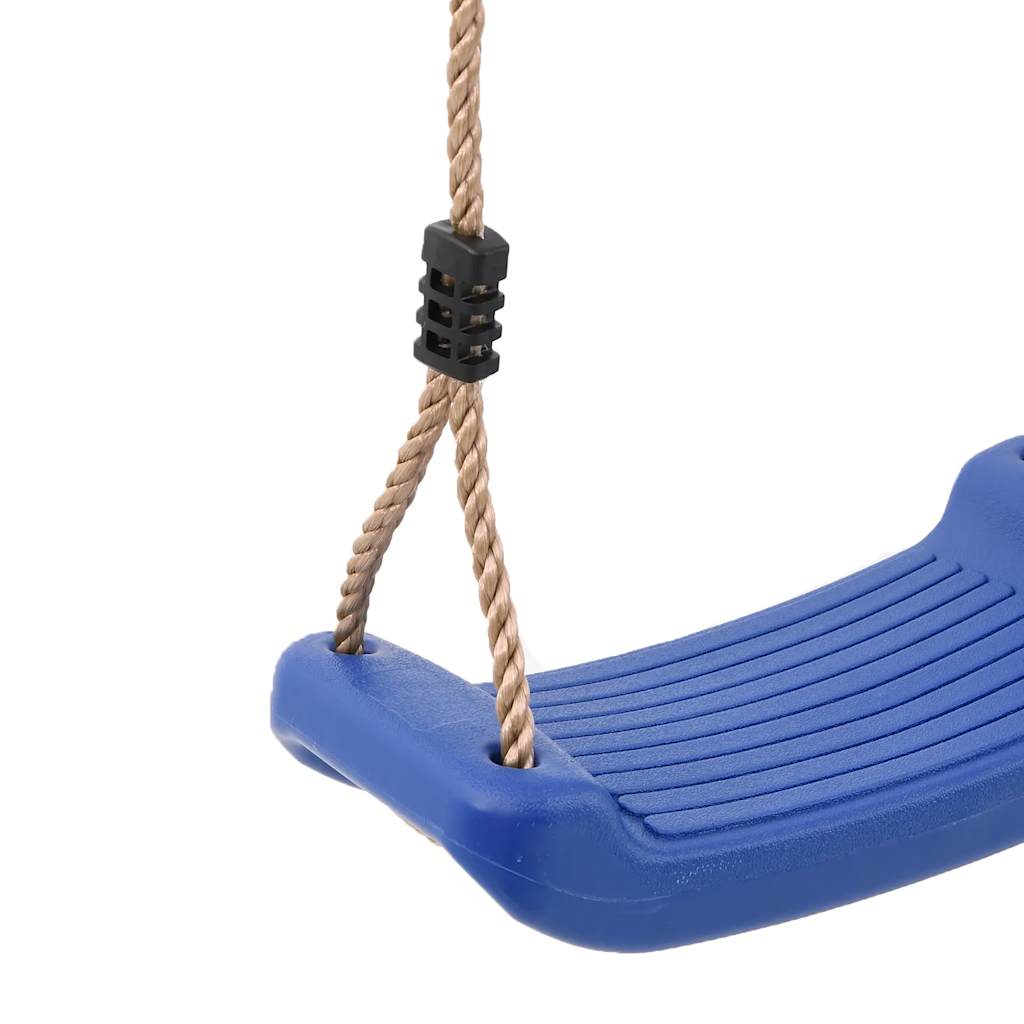 vidaXL Outdoor Swing Set with 4 Swings - Blue