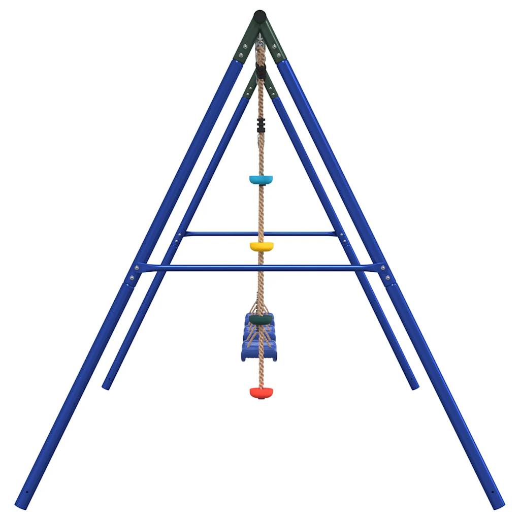 vidaXL Outdoor Swing Set with Swings and Disc Swing - Multicolour - 33812