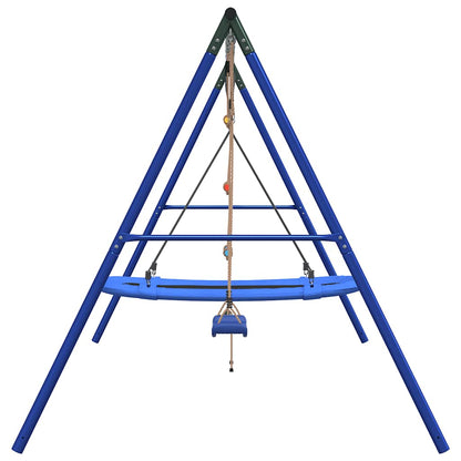 vidaXL Outdoor Swing Set with Swing, Ladder, Nest Swing - Multicolour