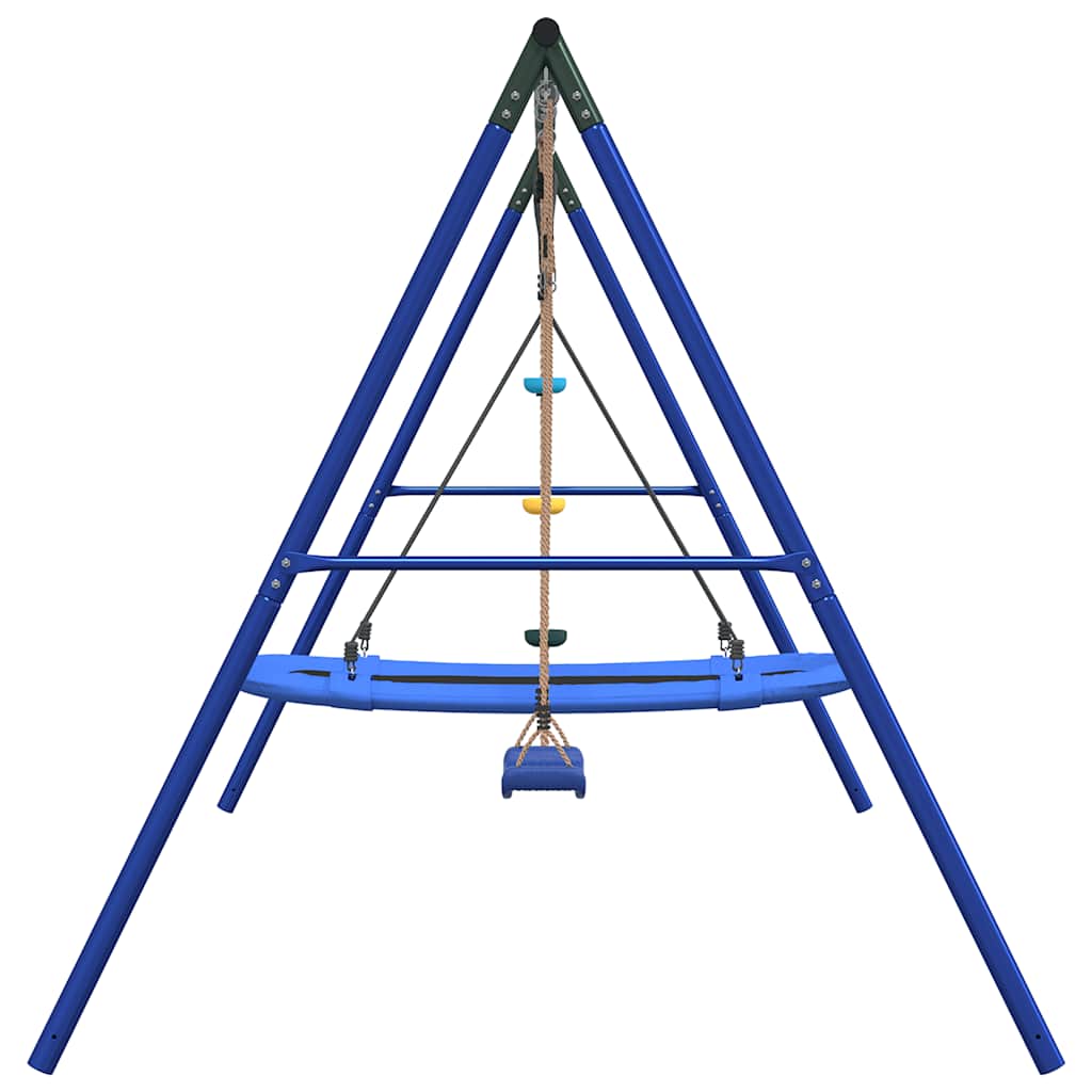 vidaXL Outdoor Swing Set with Swing, Disc Swing, Nest Swing - Multicolour