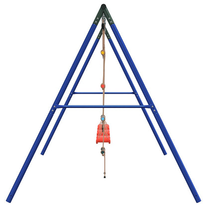 vidaXL Outdoor Swing Set with Swings and Ladder - Multicolour - 33852
