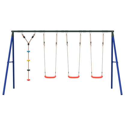 vidaXL Outdoor Swing Set with Swings and Disc Swing - Multicolour - 33854