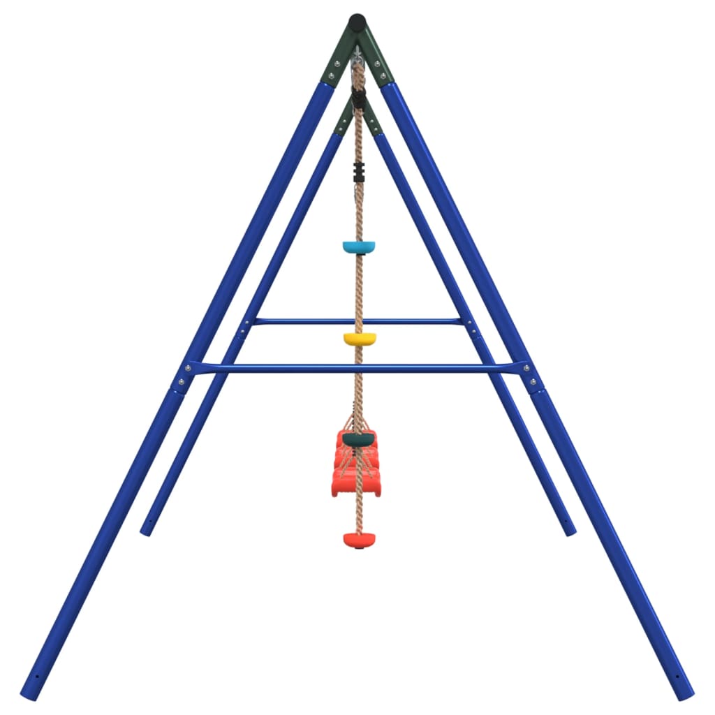 vidaXL Outdoor Swing Set with Swings and Disc Swing - Multicolour - 33854