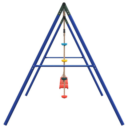 vidaXL Outdoor Swing Set with Swings and Disc Swing - Multicolour - 33854