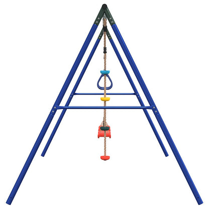 vidaXL Outdoor Swing Set with Swings. Trapeze. Disc Swing - Multicolour - 33865