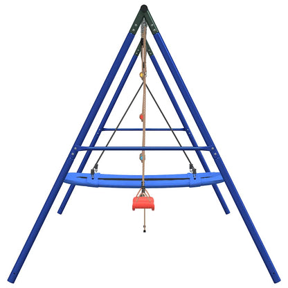 vidaXL Outdoor Swing Set with Swing, Ladder, Nest Swing - Multicolour - 33875